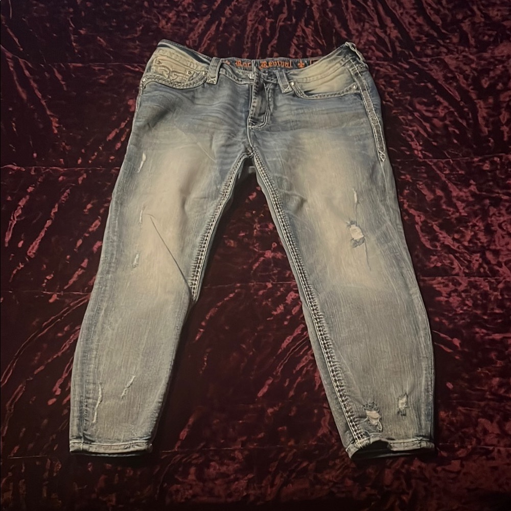 Rock Revival Mid-Rise Ankle Skinny Jeans